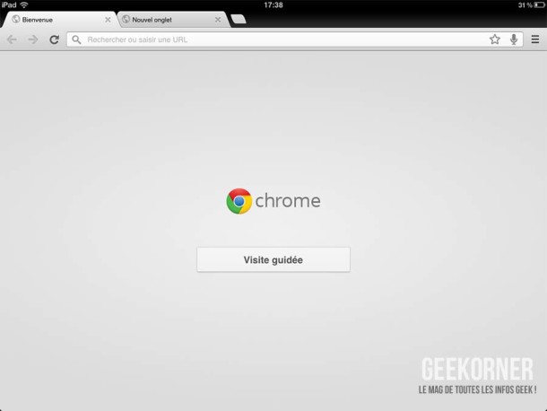 Google Chrome iPad11