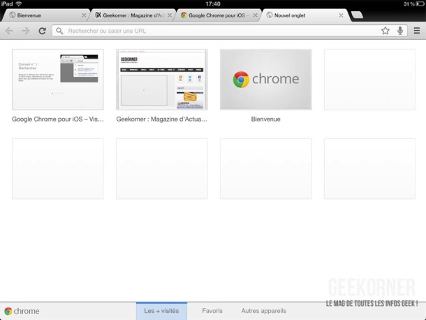 Google Chrome iPad12