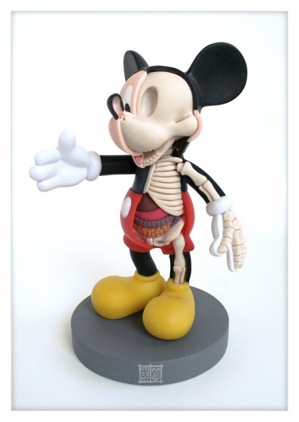 Mickey-Anatomie-Jason-Freeny-Sculpture-Geekorner
