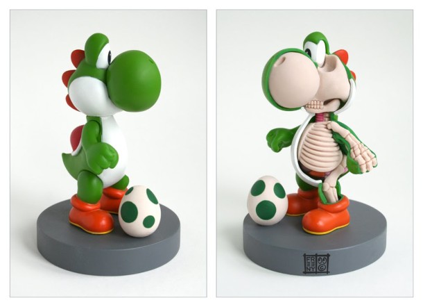 Yoshi-Anatomie-Jason-Freeny-Sculpture-Geekorner