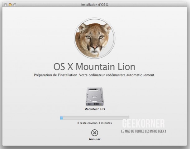 Installer Mountain Lion - Geekorner  - 06