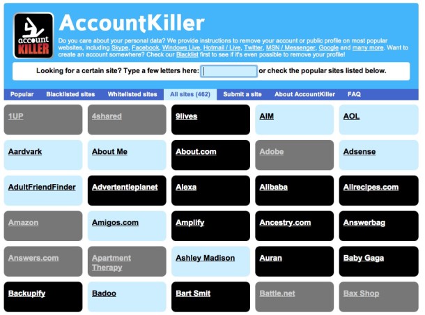 AccountKiller - Geekorner - 2