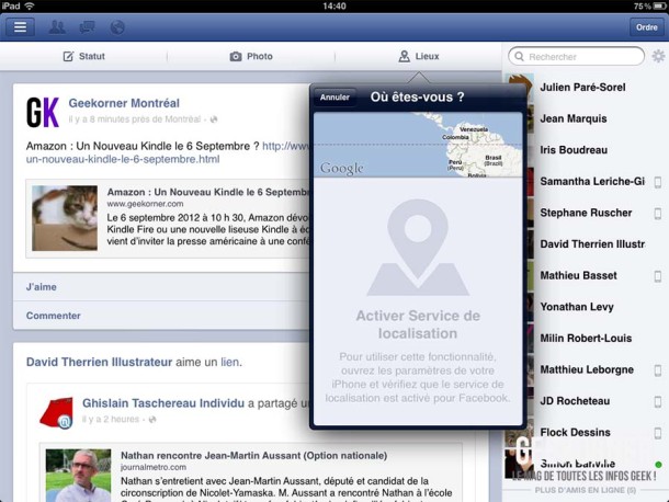 Facebook iOS Aout 2012 - Geekorner 09