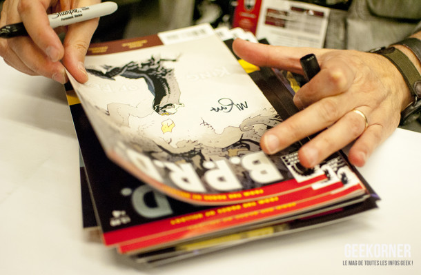Mike Mignola - Hellboy - Comiccon Montréal 2012 - Geekorner - 002