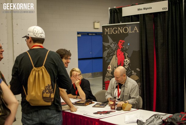 Mike Mignola - Hellboy - Comiccon Montréal 2012 - Geekorner - 006